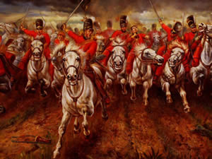 Scots Greys charging